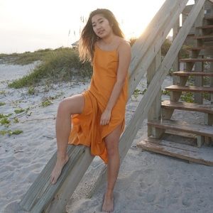 Urban Outfitters Low Back Midi Dress